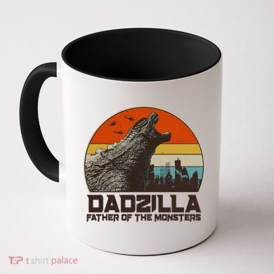 Cool Vintage Dadzilla Father Of Monsters Coffee Mug