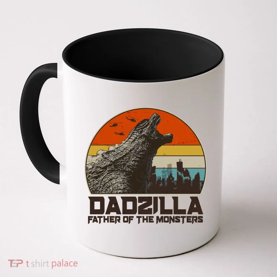 Cool Vintage Dadzilla Father Of Monsters Coffee Mug