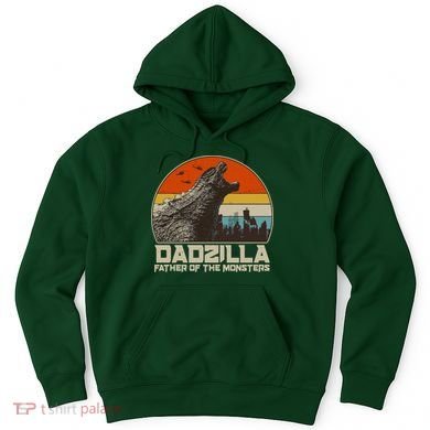 Cool Vintage Dadzilla Father Of Monsters Hoodie