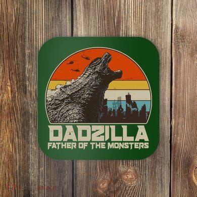 Cool Vintage Dadzilla Father Of Monsters Coaster