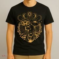 Cool Vintage Mushrooms And Moon Phases  T-Shirt thumb 3