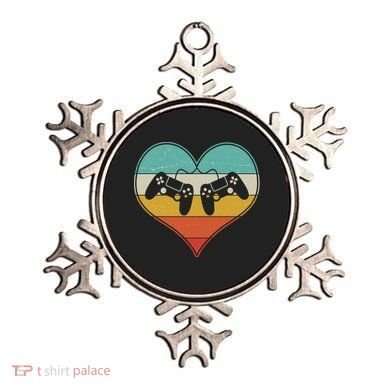 Cool Vintage Valentine Video Gamer Fan Ornament