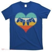 Cool Vintage Valentine Video Gamer Fan T-Shirt thumb 0