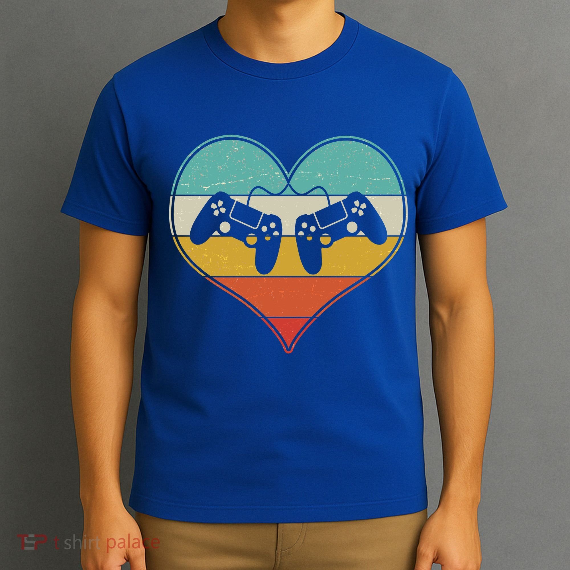 Cool Vintage Valentine Video Gamer Fan T-Shirt