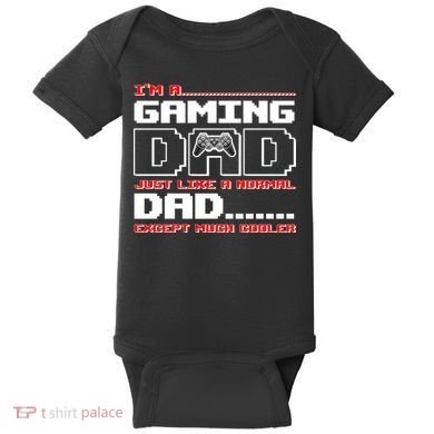 Cooler Gaming Dad Baby Bodysuit