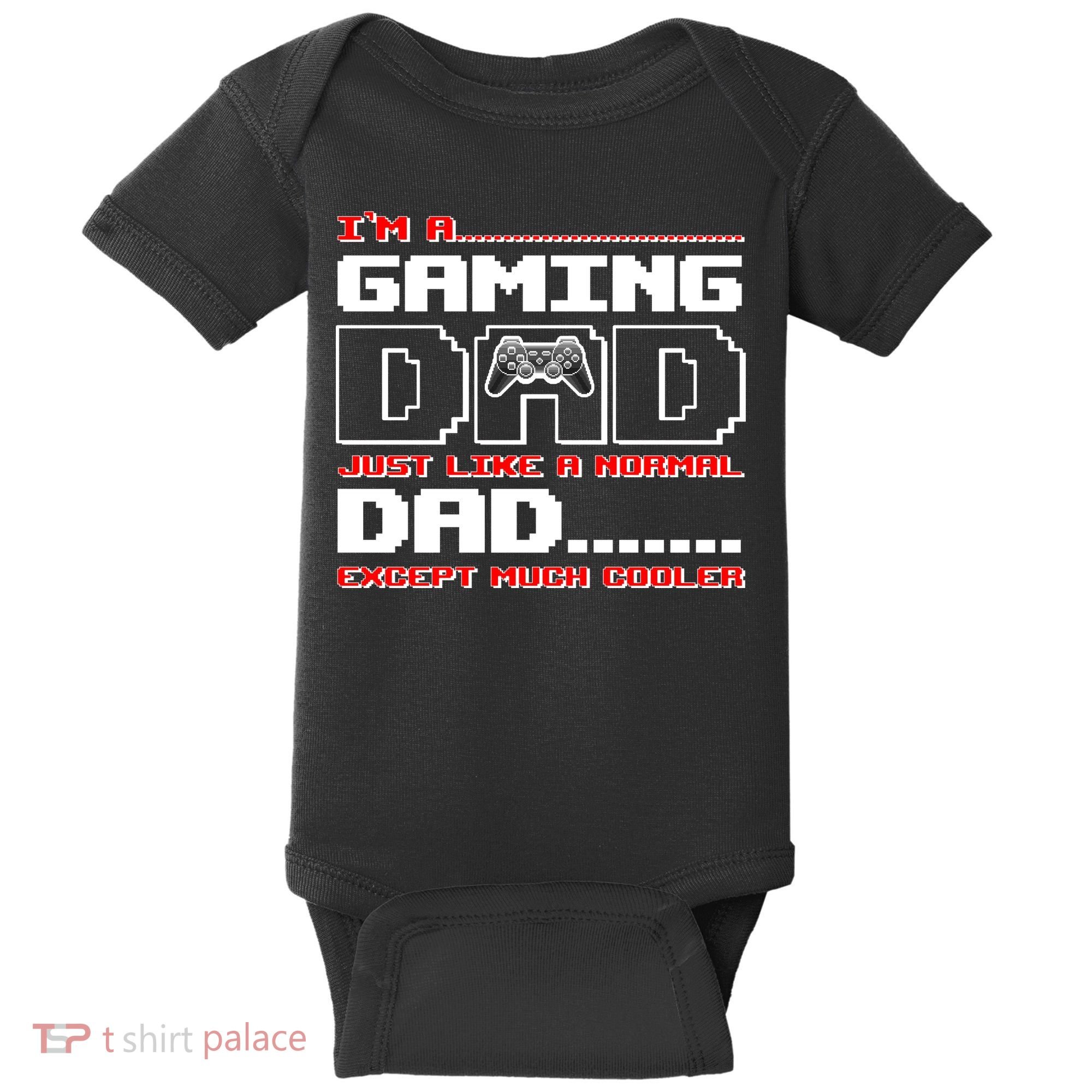 Cooler Gaming Dad Baby Bodysuit
