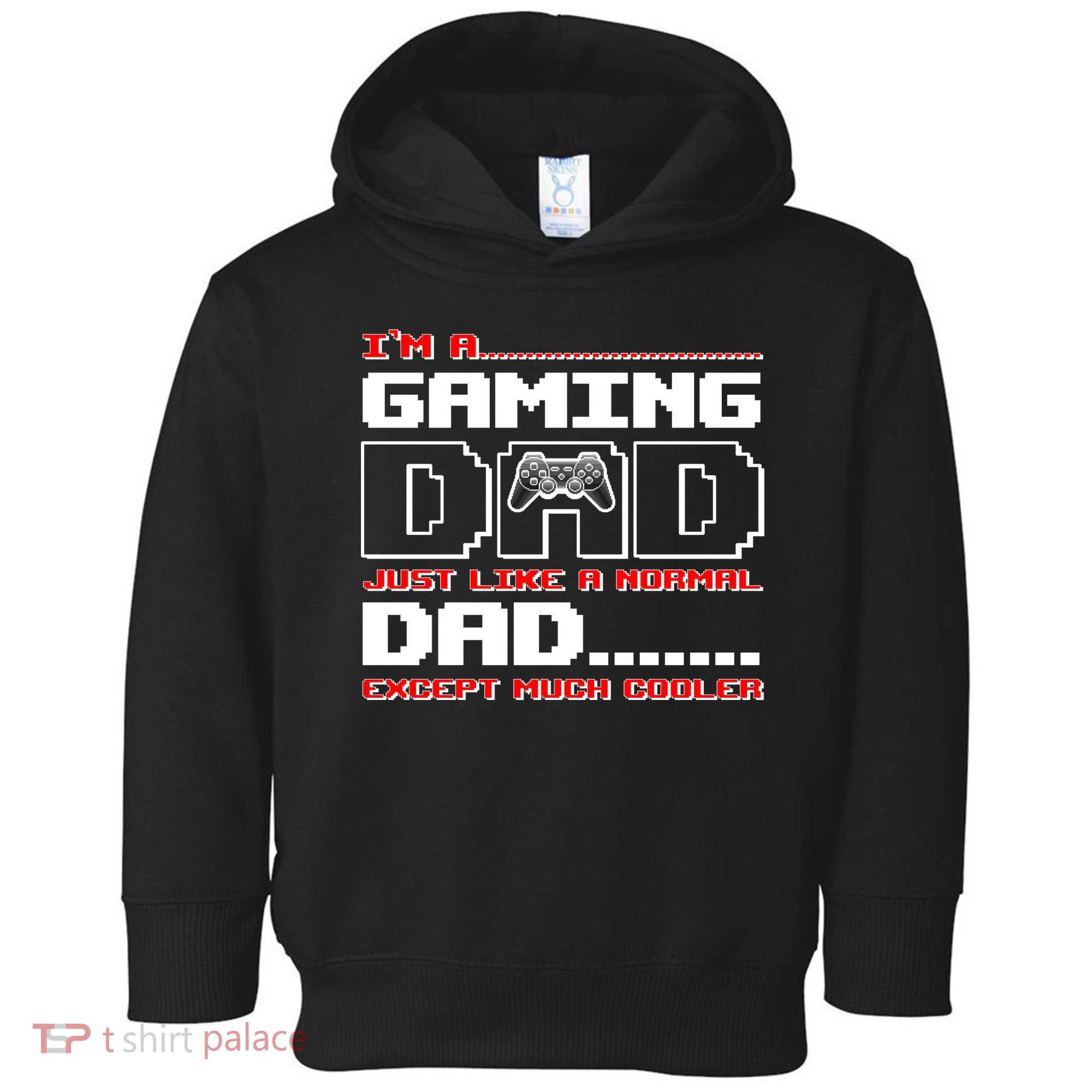 Cooler Gaming Dad Toddler Hoodie
