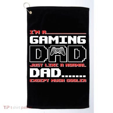 Cooler Gaming Dad Golf Towel