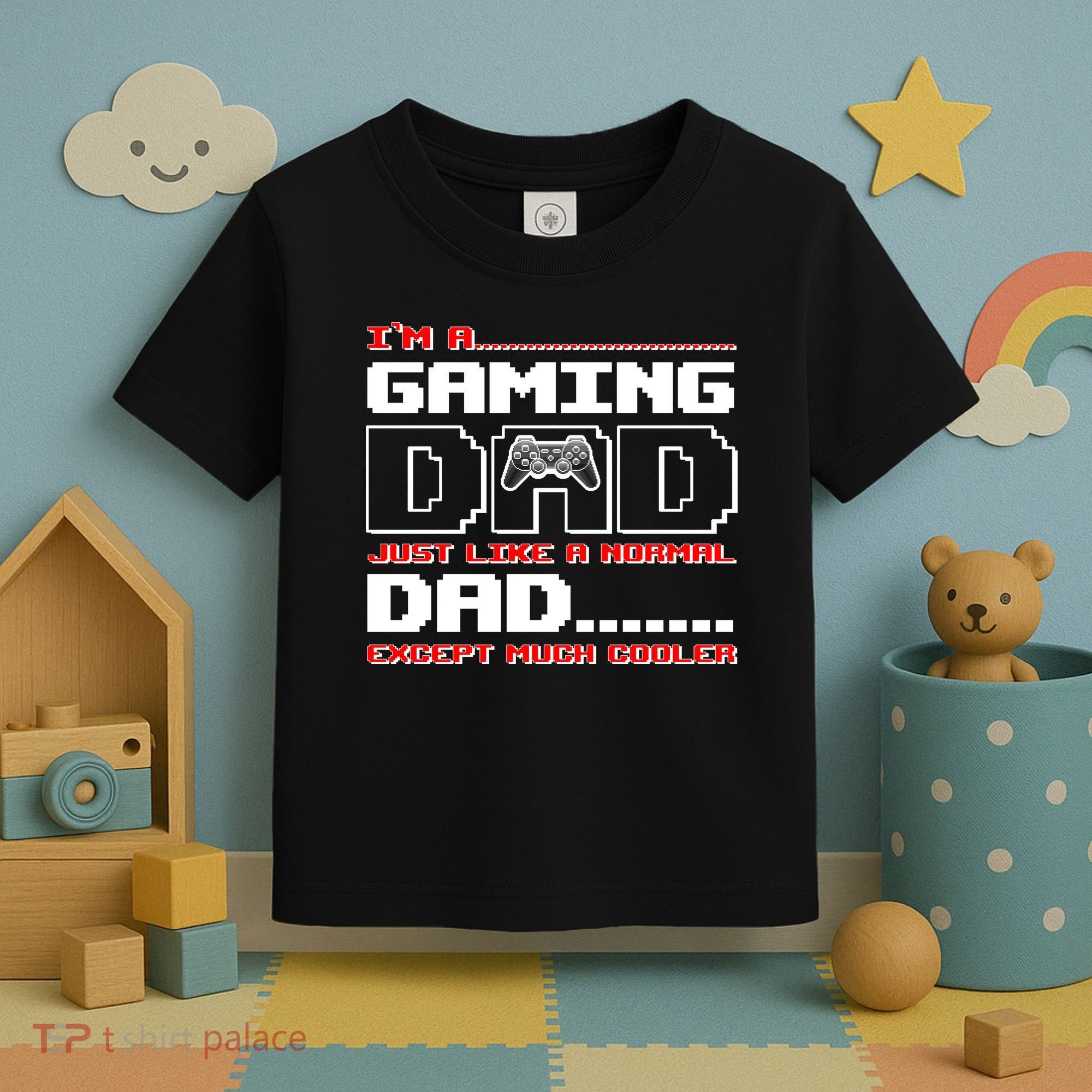 Cooler Gaming Dad Toddler T-Shirt