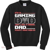 Cooler Gaming Dad Kids Sweatshirt thumb 0