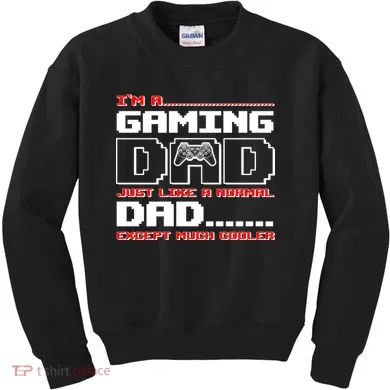 Cooler Gaming Dad Kids Sweatshirt