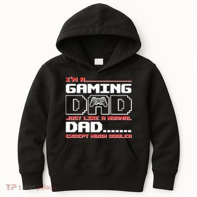 Cooler Gaming Dad Kids Hoodie