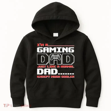 Cooler Gaming Dad Kids Hoodie