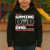 Cooler Gaming Dad Kids Hoodie thumb 3