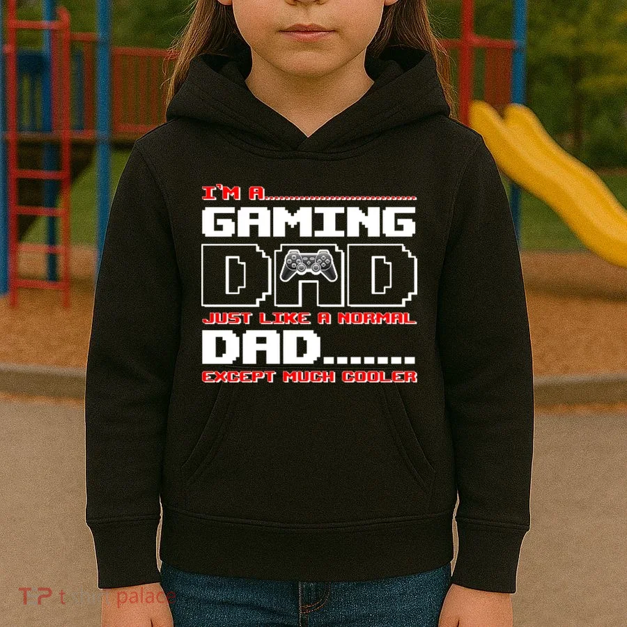 Cooler Gaming Dad Kids Hoodie
