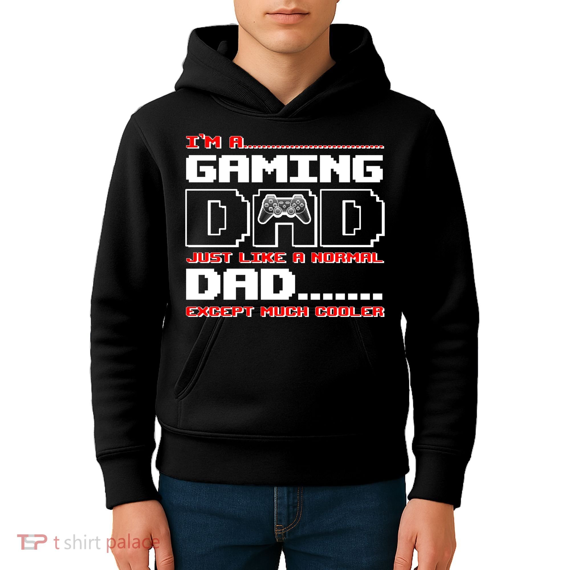 Cooler Gaming Dad Kids Hoodie
