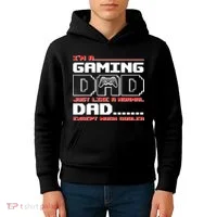 Cooler Gaming Dad Kids Hoodie thumb 4