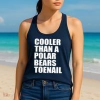 Cooler Than a Polar Bears Toenail Women's Tank Top thumb 2