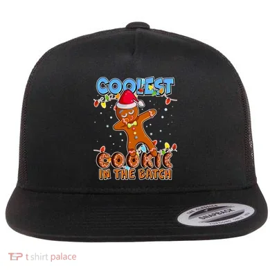 Coolest Cookie In The Batch Flat Bill Trucker Hat