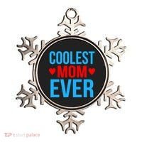 Coolest Mom Ever Hearts Ornament thumb 0