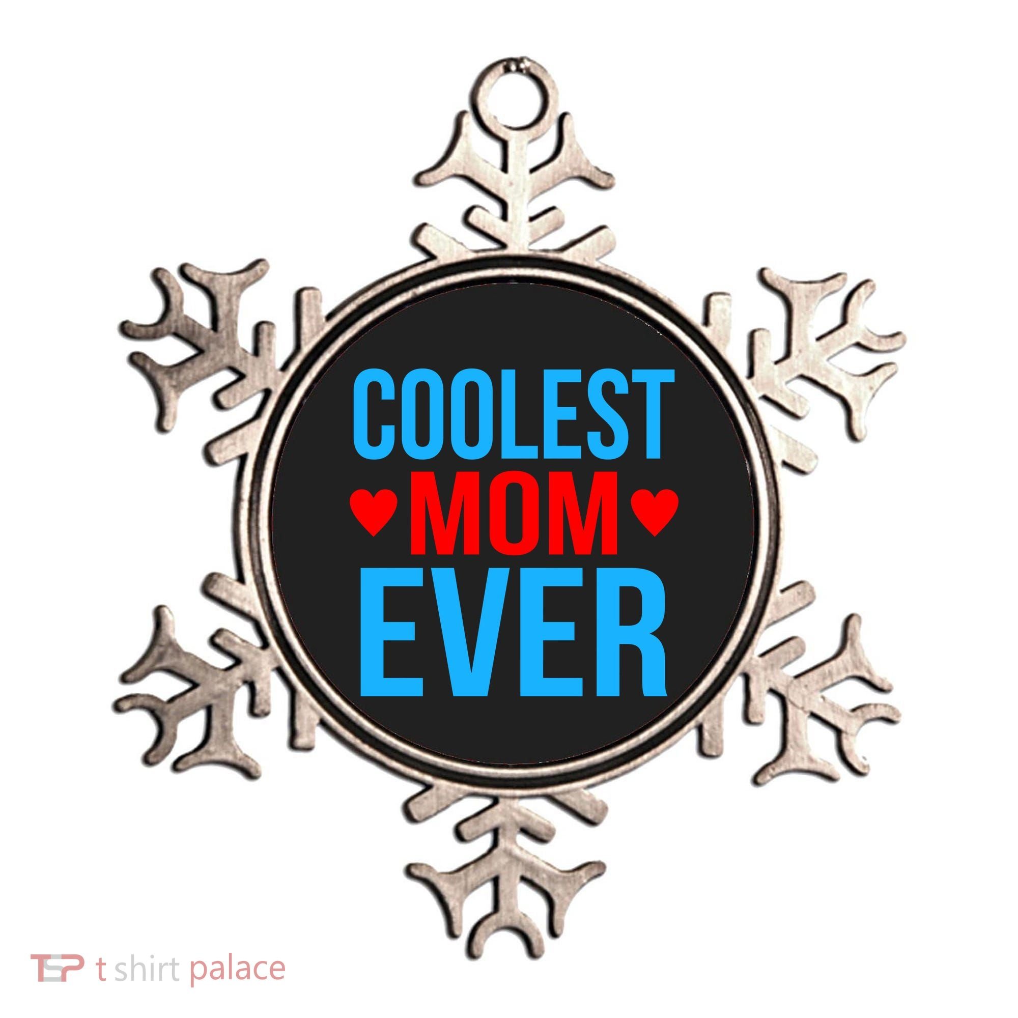 Coolest Mom Ever Hearts Ornament