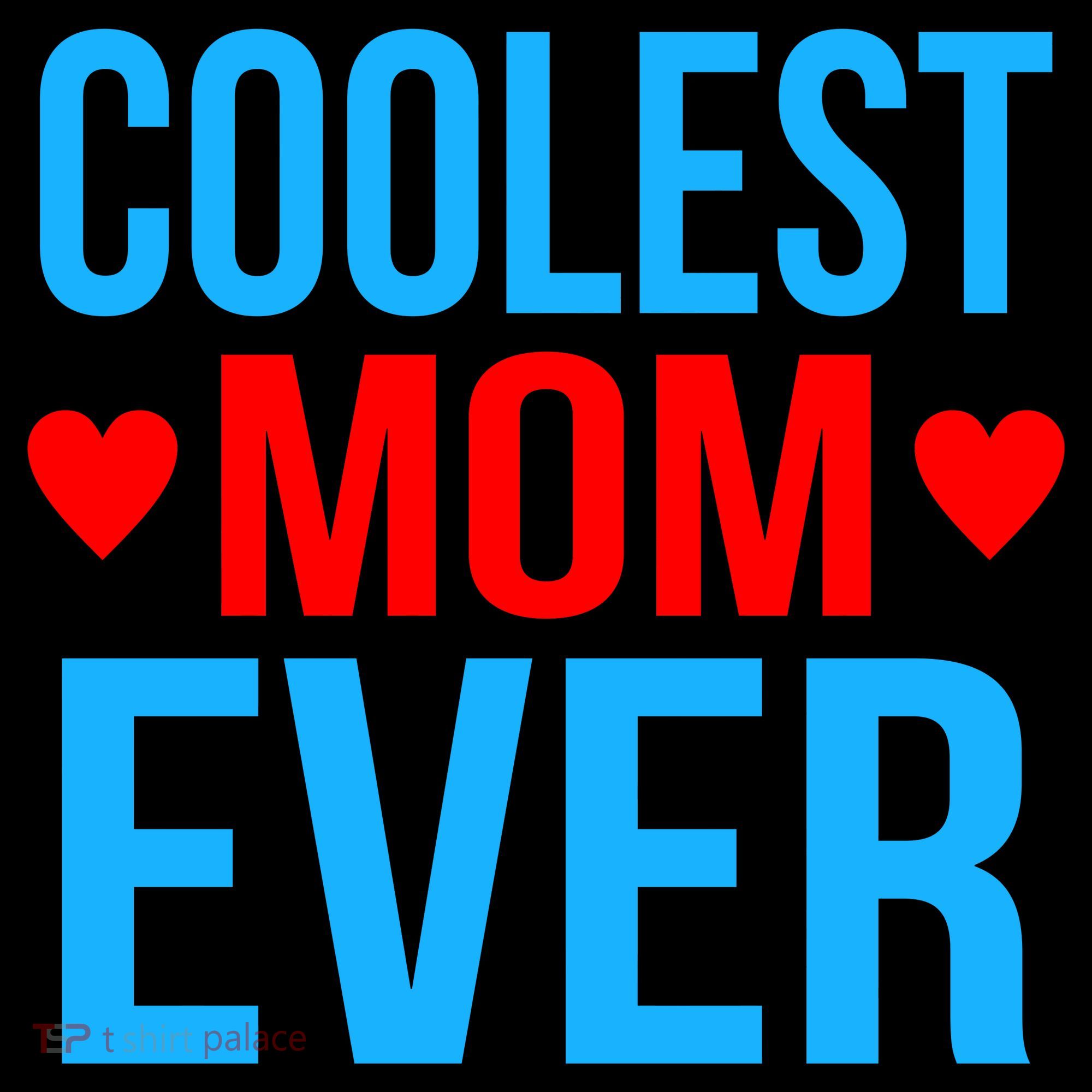Coolest Mom Ever Hearts Ornament
