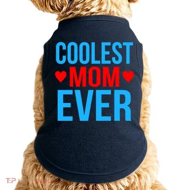 Coolest Mom Ever Hearts Doggie Tank