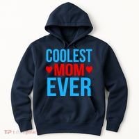 Coolest Mom Ever Hearts Hoodie thumb 0