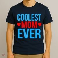 Coolest Mom Ever Hearts T-Shirt thumb 3