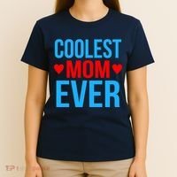 Coolest Mom Ever Hearts T-Shirt thumb 4