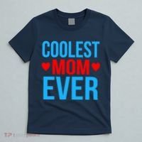 Coolest Mom Ever Hearts T-Shirt thumb 5