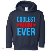 Coolest Mom Ever Hearts Toddler Hoodie thumb 0