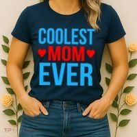 Coolest Mom Ever Hearts Women's T-Shirt thumb 2
