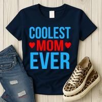 Coolest Mom Ever Hearts Women's T-Shirt thumb 3