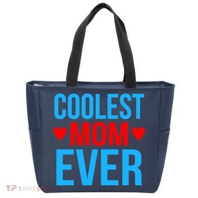 Coolest Mom Ever Hearts Tote Bag
