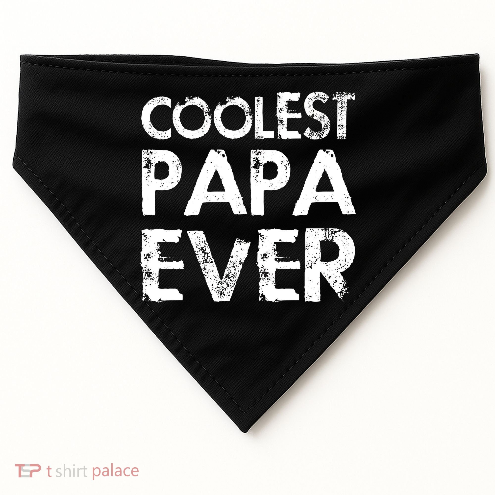 Coolest Papa Ever USA-Made Doggie Bandana