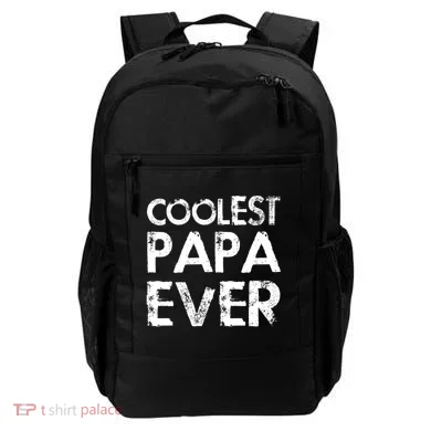 Coolest Papa Ever Backpack