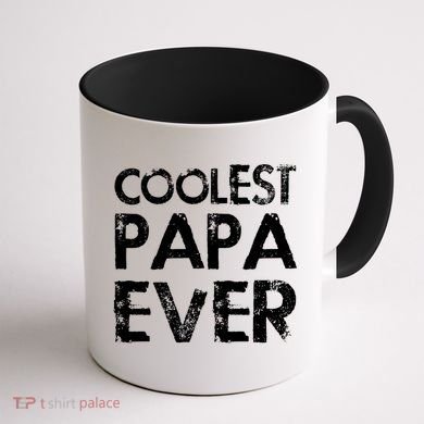 Coolest Papa Ever Coffee Mug back