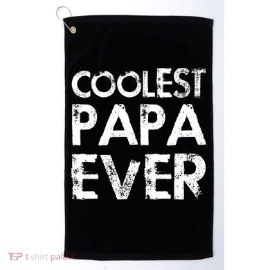 Coolest Papa Ever Golf Towel