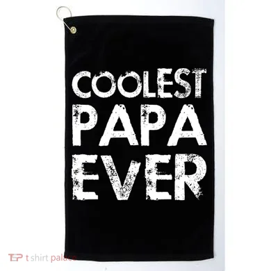 Coolest Papa Ever Golf Towel