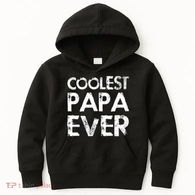 Coolest Papa Ever Kids Hoodie