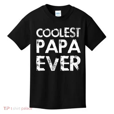 Coolest Papa Ever Kids T-Shirt