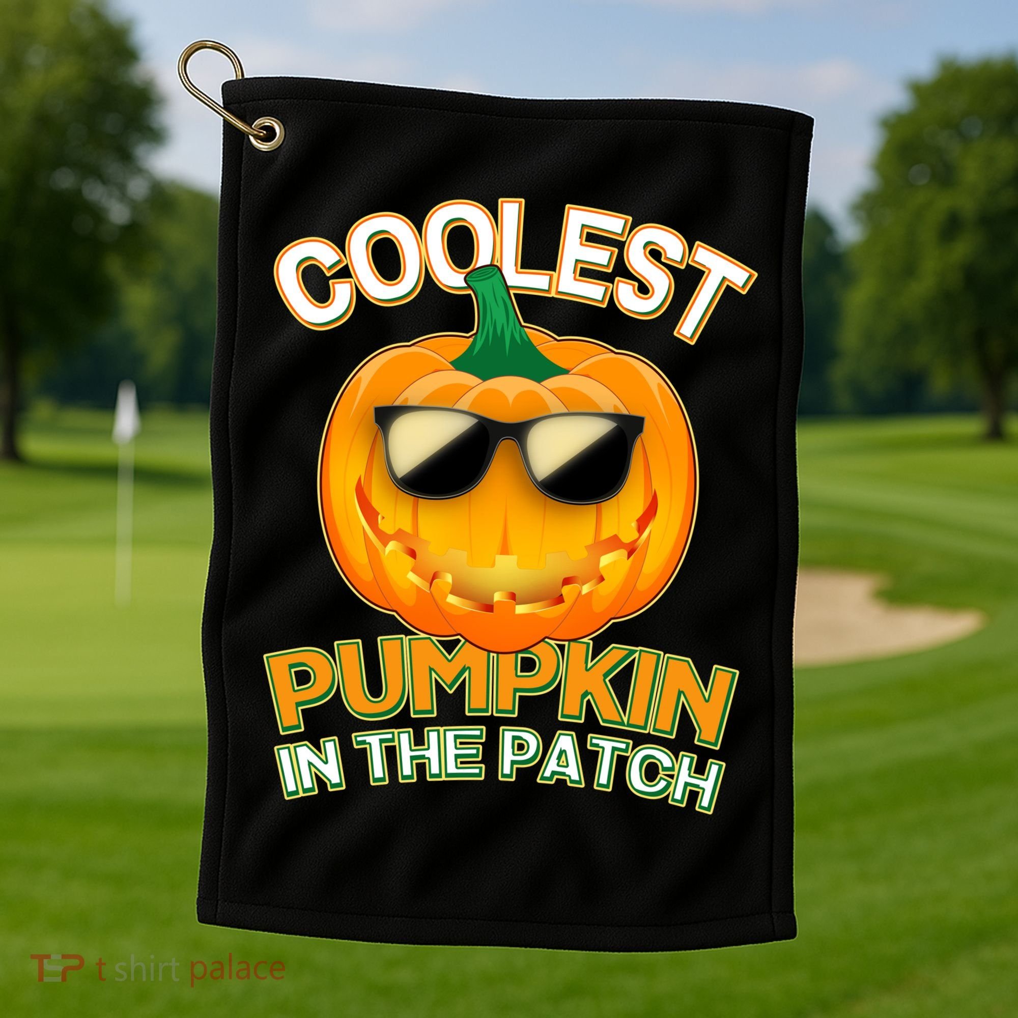 Coolest Pumpkin In The Patch Golf Towel