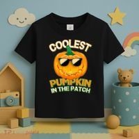 Coolest Pumpkin In The Patch Toddler T-Shirt thumb 3