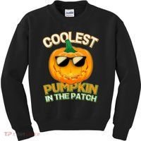 Coolest Pumpkin In The Patch Kids Sweatshirt thumb 0