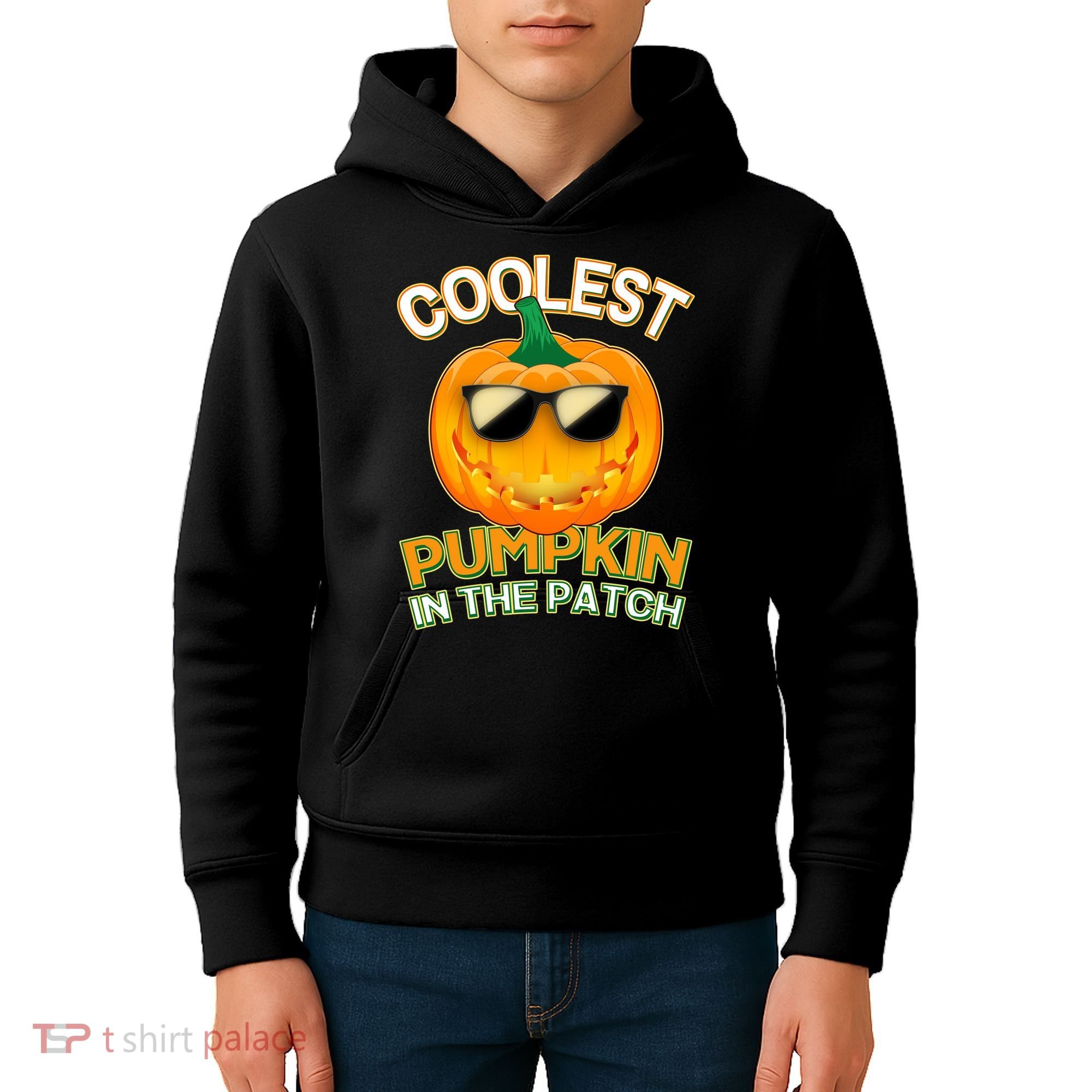 Coolest Pumpkin In The Patch Kids Hoodie