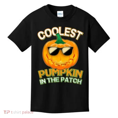 Coolest Pumpkin In The Patch Kids T-Shirt