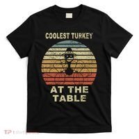 Coolest Turkey At The Table Vintage T-Shirt thumb 0