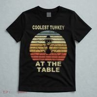 Coolest Turkey At The Table Vintage T-Shirt thumb 5