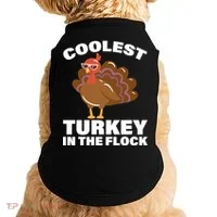 Coolest Turkey In The Flock Doggie Tank thumb 0